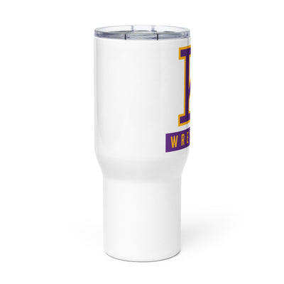 Kearney High School Wrestling Travel mug with a handle