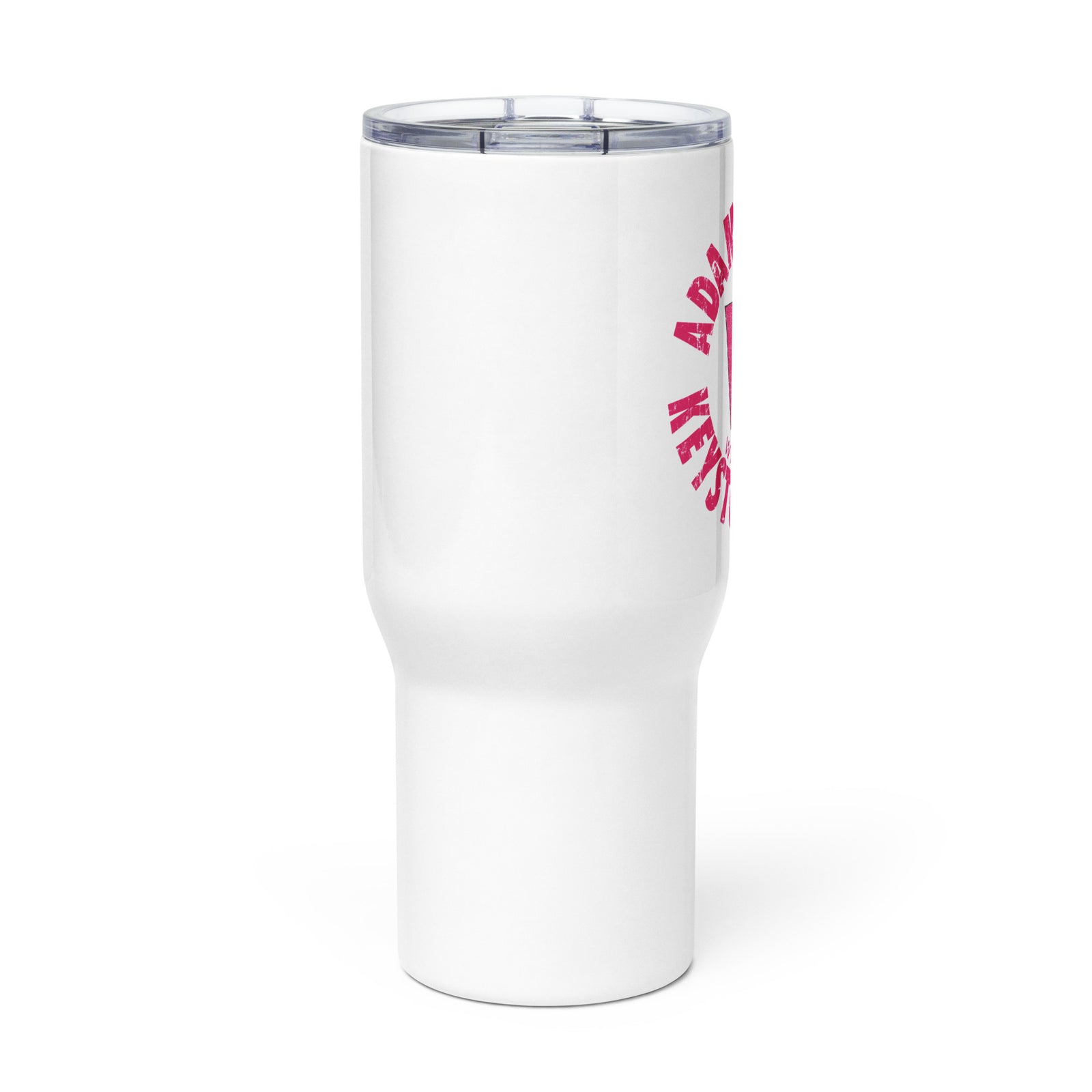 Keystone Stars Wrestling Club Pink Travel mug with a handle