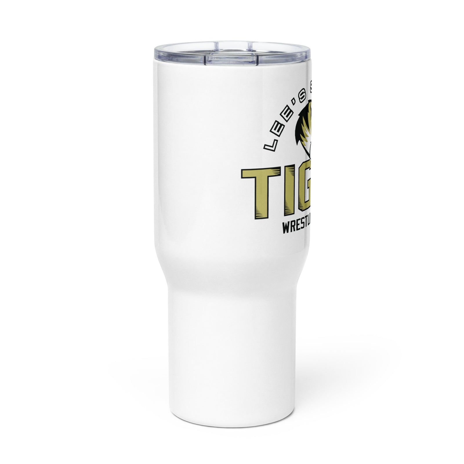 Lees Summit Tiger Wrestling Club Travel mug with a handle