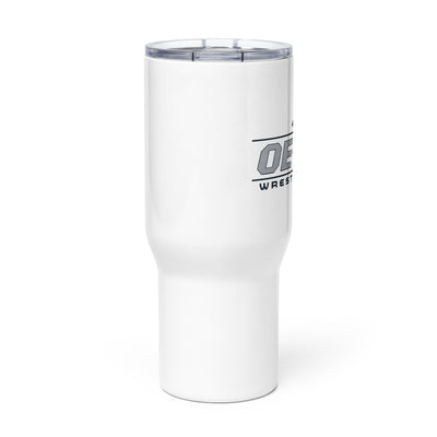 OE-STA Wrestling Club Travel mug with a handle