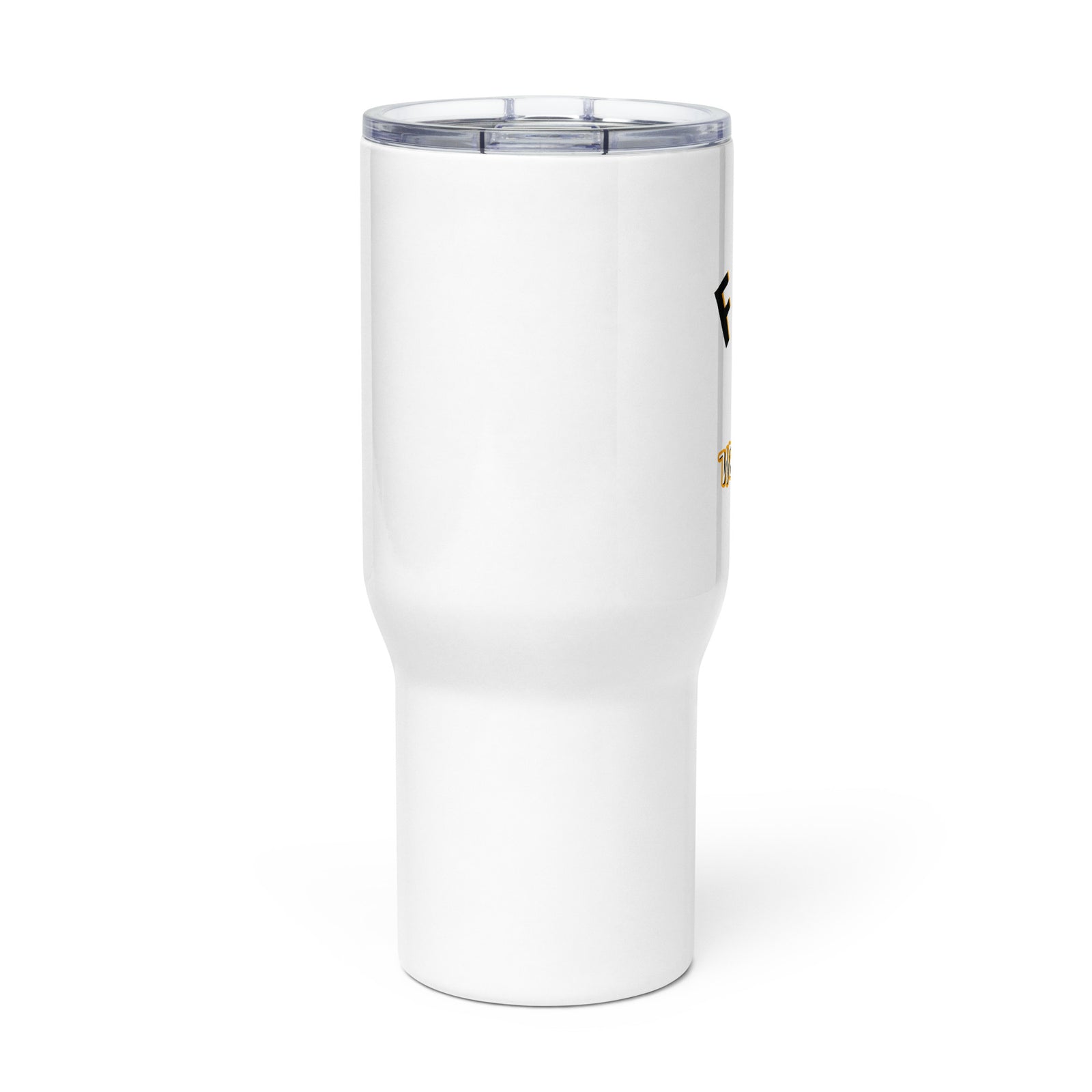 Fort Hays Women's Wrestling Travel Mug with Handle