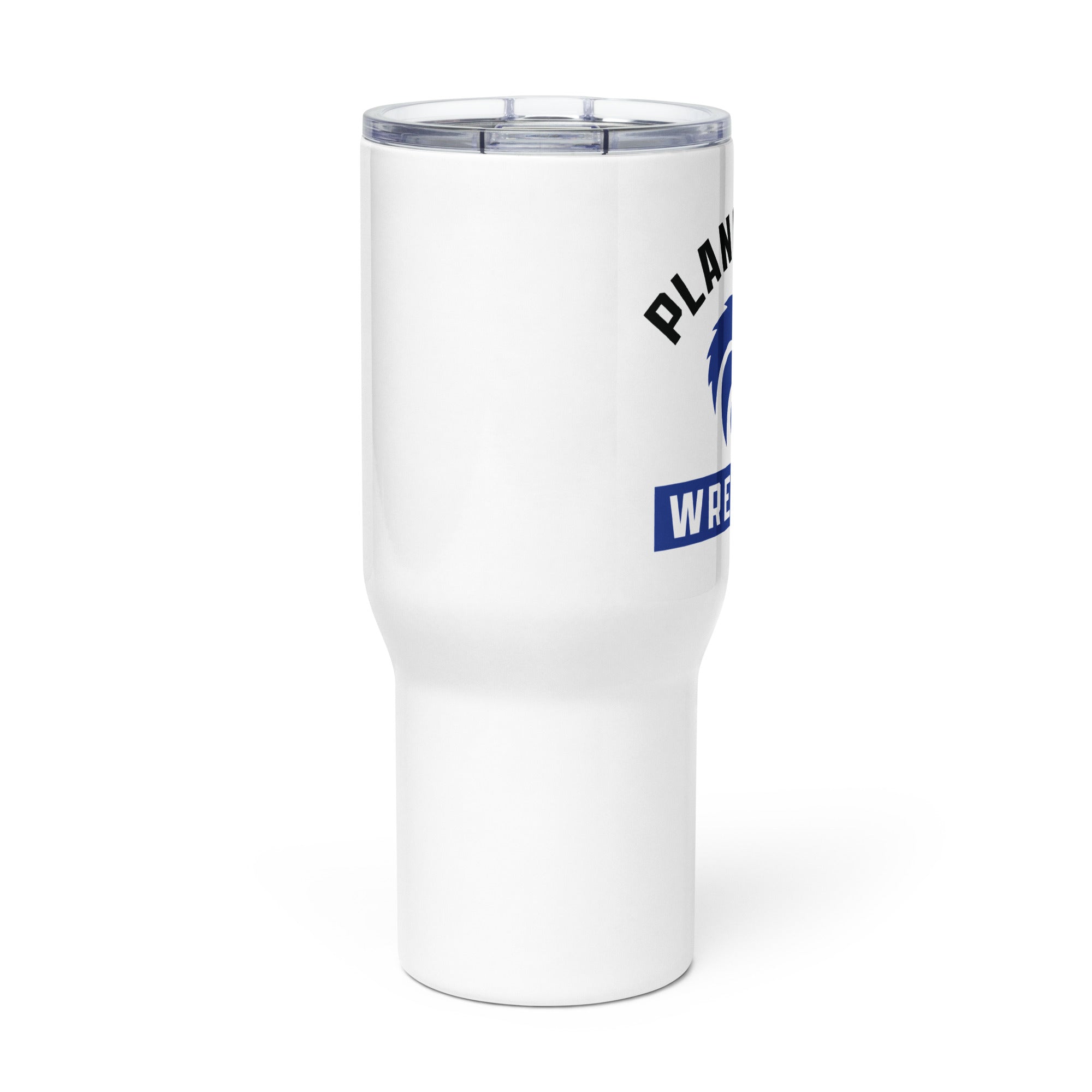Plano West Wrestling 2022 Travel mug with a handle
