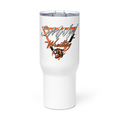 Shawnee Mission Northwest Wrestling SMNW Wrestling Travel mug with a handle