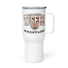 Clay Center Community HS Wrestling Travel mug with a handle