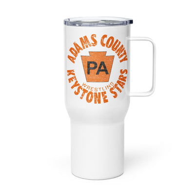 Keystone Stars Wrestling Club Travel mug with a handle