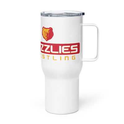 Labette County Wrestling Grizzlies Travel mug with a handle