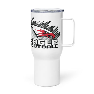 Maize Football Travel mug with a handle