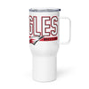 Maize HS Wrestling Eagles Travel mug with a handle