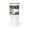 McMinn High School Wrestling Travel mug with a handle