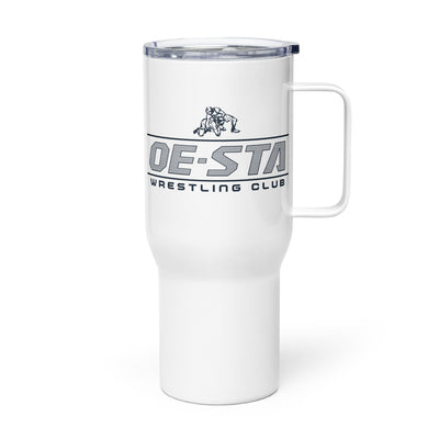 OE-STA Wrestling Club Travel mug with a handle