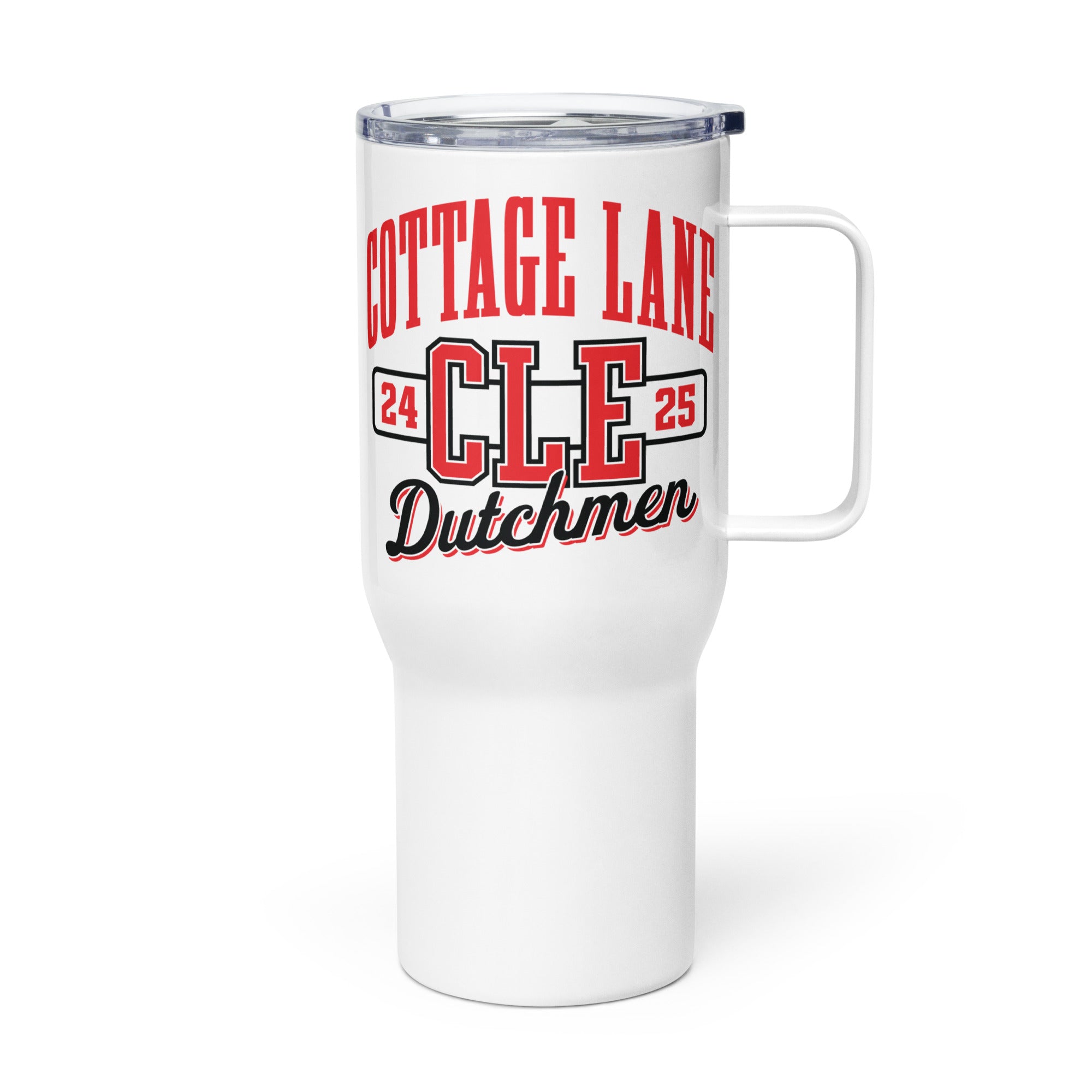 Cottage Lane Elementary Travel mug with a handle