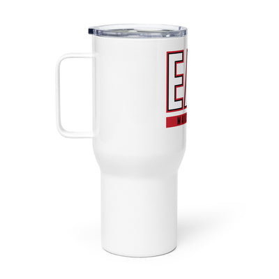 Maize HS Wrestling Eagles Travel mug with a handle