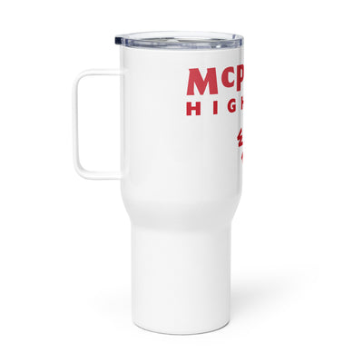 McPherson Wrestling Travel mug with a handle