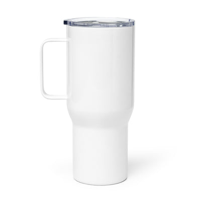 Saint Thomas Aquinas Tennis Travel mug with a handle