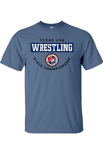Texas USA State Wrestling Tournament 2025 Gildan Heavy Cotton T-Shirt - 5000