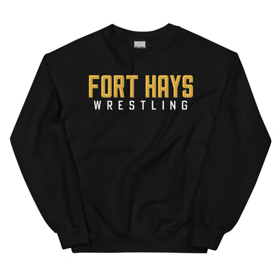 Fort Hays State University Wrestling Unisex Crew Neck Sweatshirt