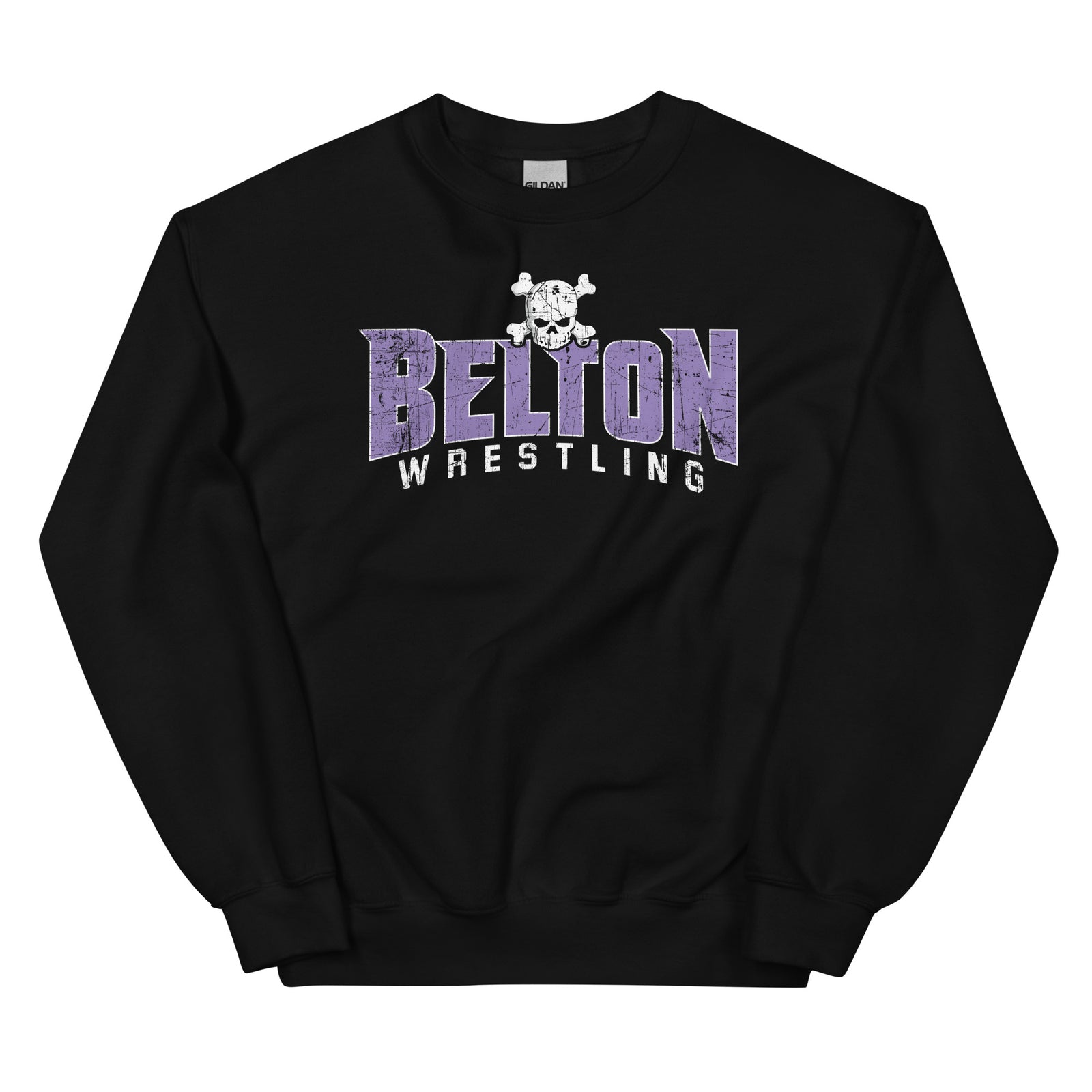 Belton High School Banner Unisex Crew Neck Sweatshirt