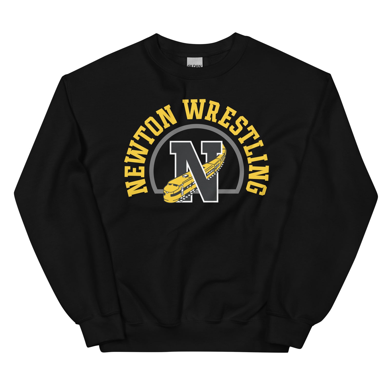 Newton High School Wrestling  Unisex Crew Neck Sweatshirt