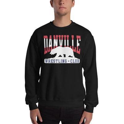 Danville Wrestling Club Black Unisex Crew Neck Sweatshirt