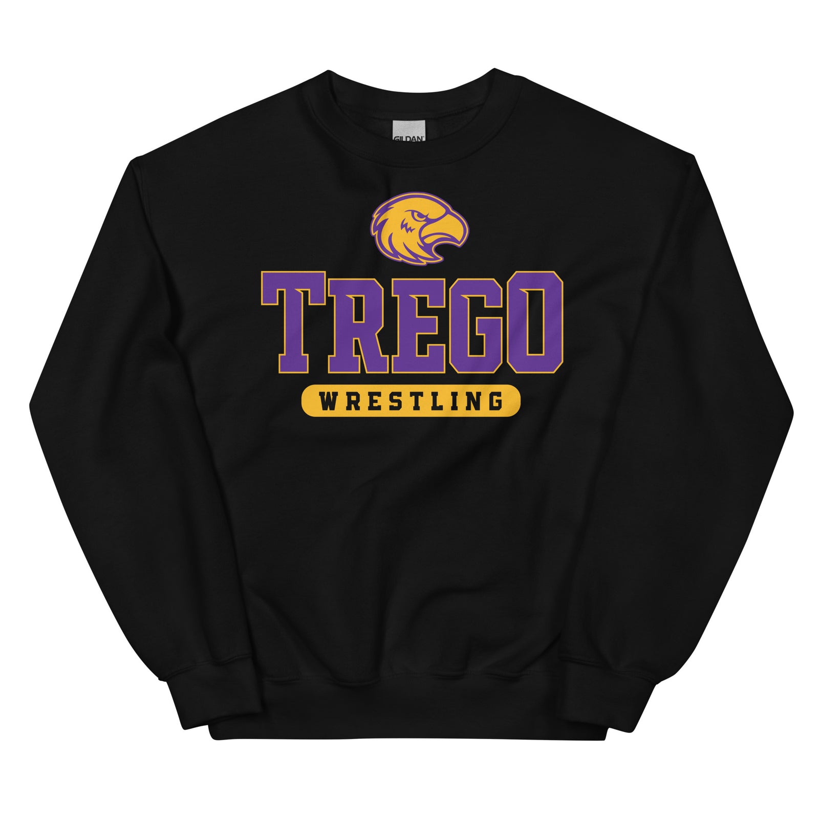Trego Community High School Wrestling Unisex Crew Neck Sweatshirt