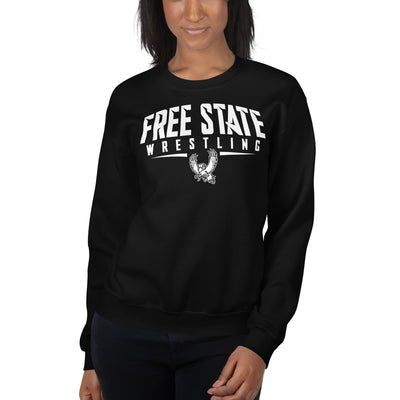 Lawrence Free State Wrestling Unisex Crew Neck Sweatshirt