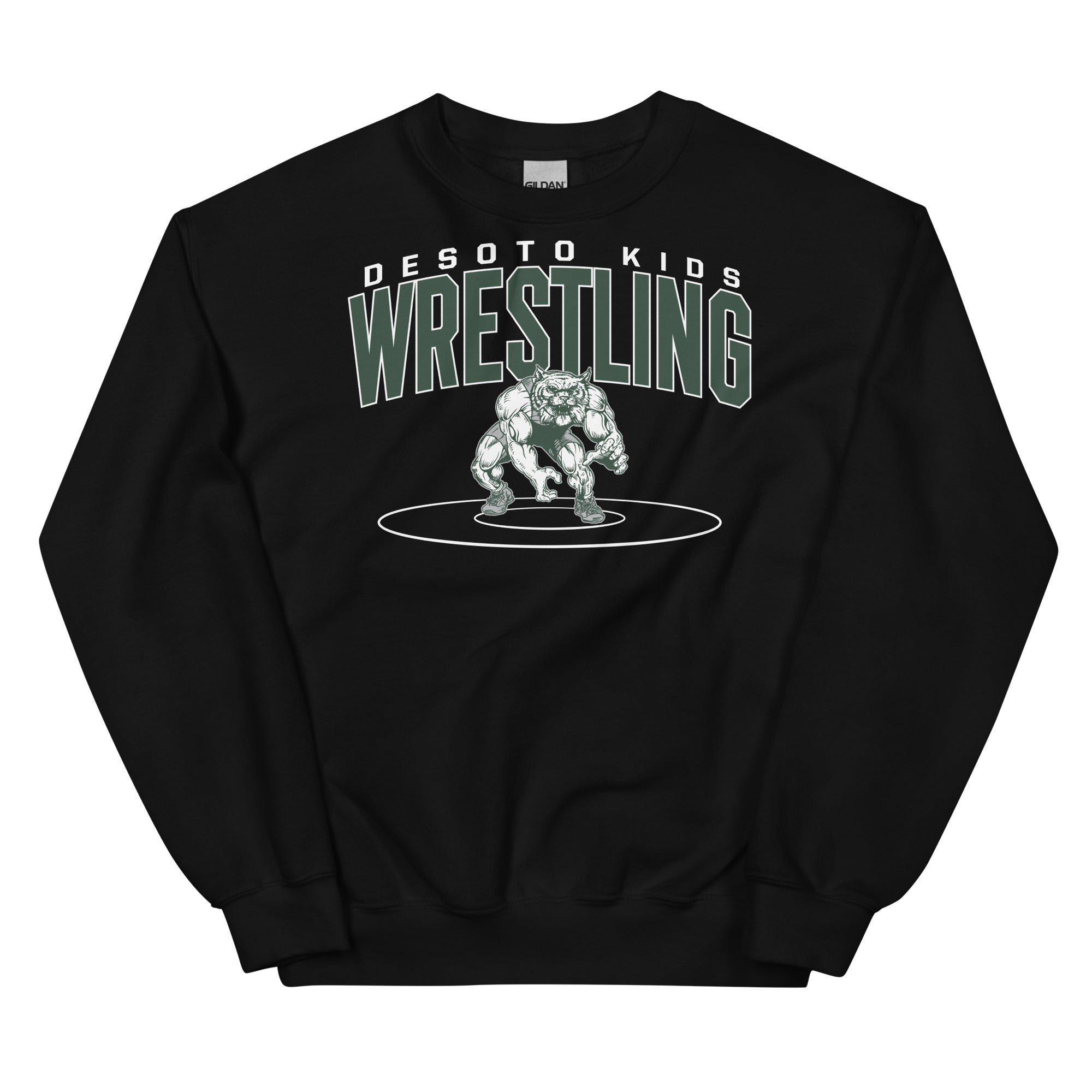 De Soto Kids Wrestling Unisex Crew Neck Sweatshirt