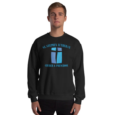 St. Stephen Lutheran Church Full Logo Unisex Crew Neck Sweatshirt