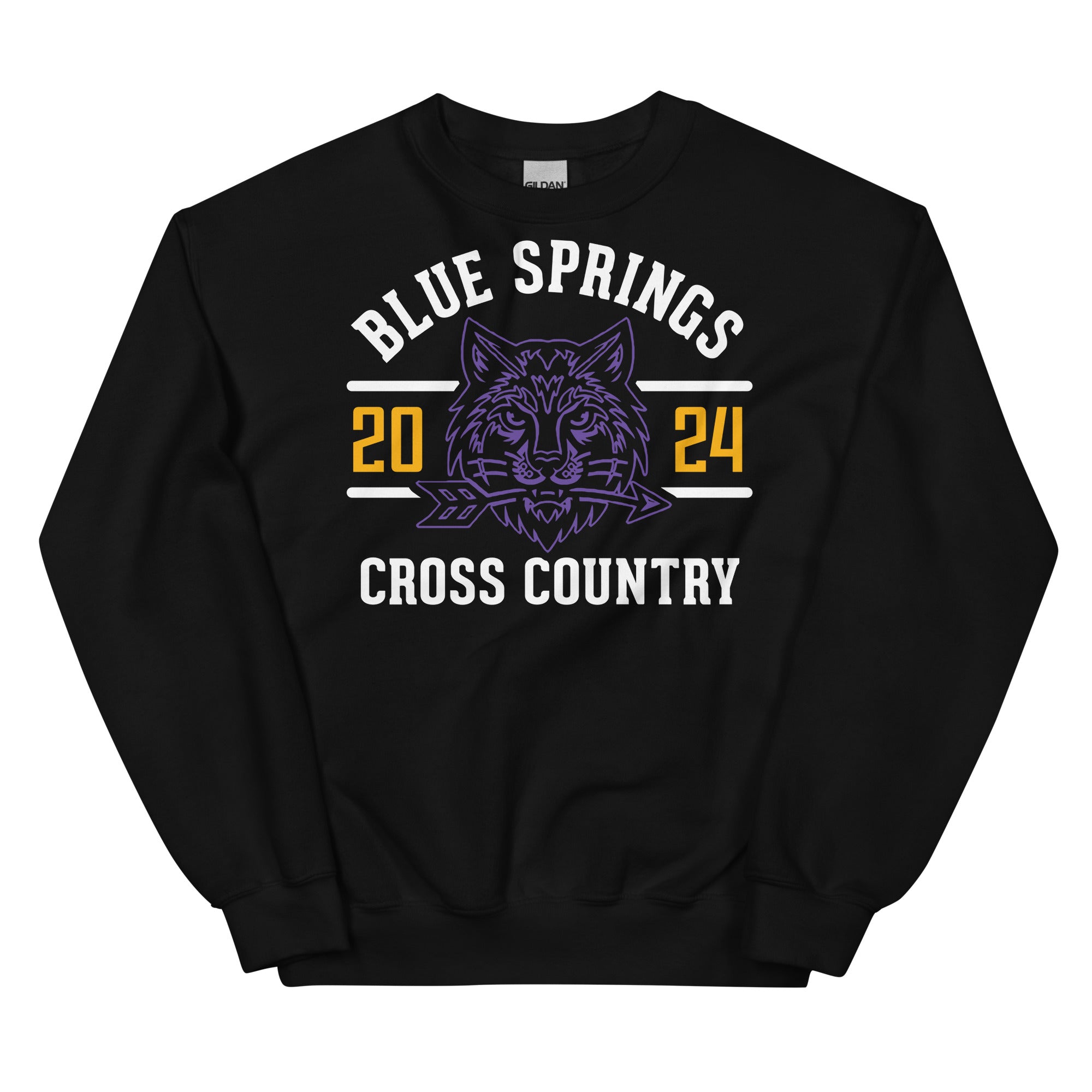 Blue Springs Cross Country Unisex Crew Neck Sweatshirt