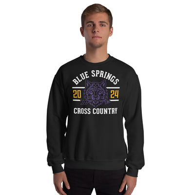 Blue Springs Cross Country Unisex Crew Neck Sweatshirt