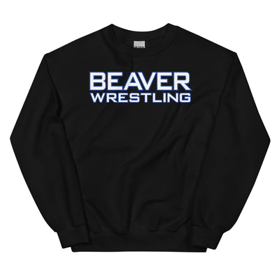 Pratt Community College Beaver Wrestling Unisex Crew Neck Sweatshirt