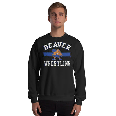 Pratt Community College Beaver Wrestling Classic Unisex Crew Neck Sweatshirt