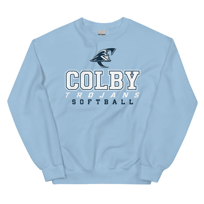 Colby Community College Softball Unisex Crew Neck Sweatshirt