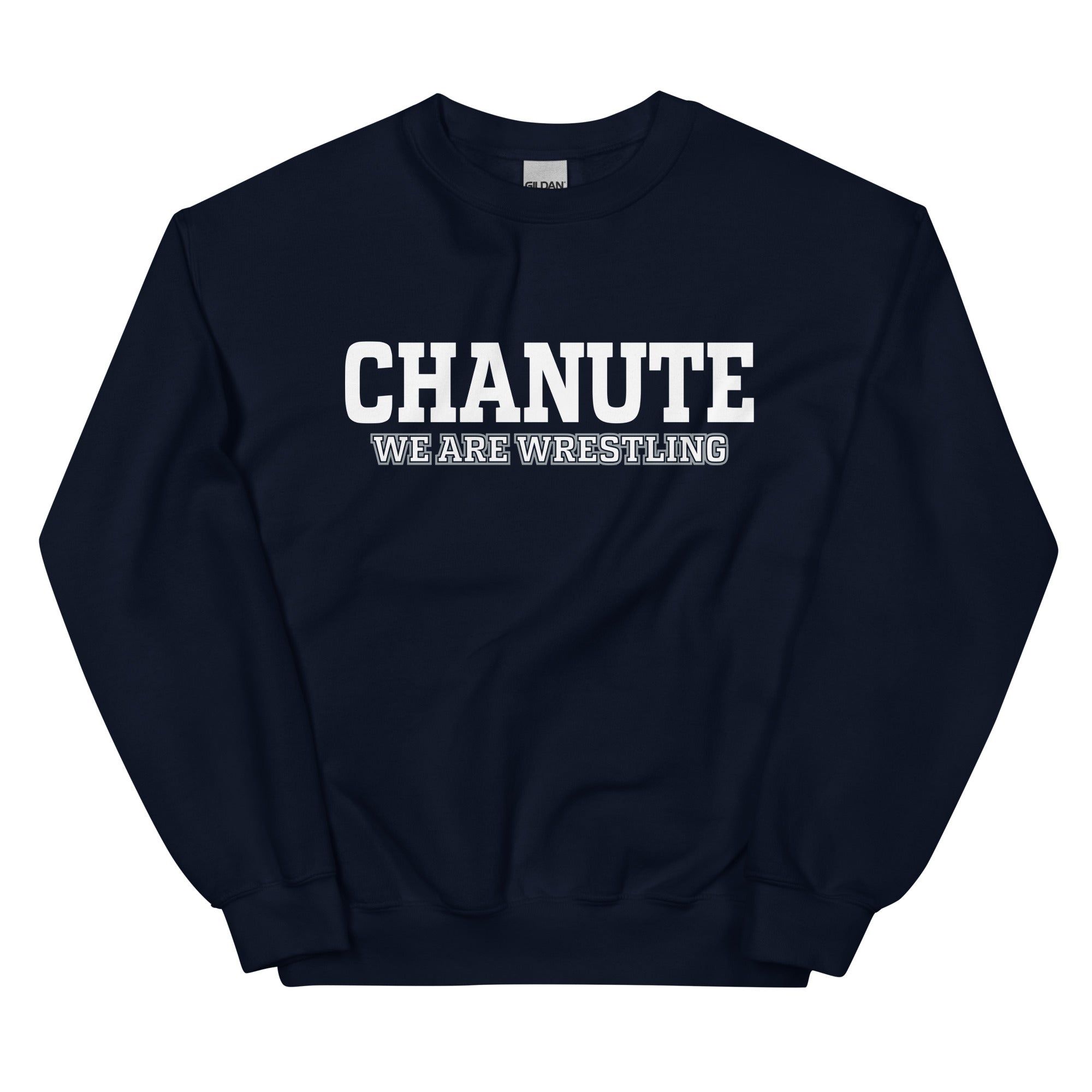 Chanute Wrestling - Back design with Banners Unisex Sweatshirt