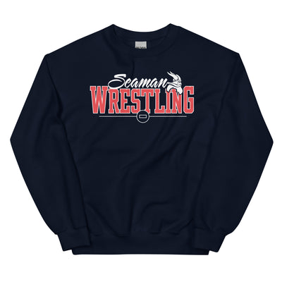 Topeka Seaman Wrestling Unisex Crew Neck Sweatshirt