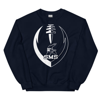 Seaman Middle School Football Unisex Crew Neck Sweatshirt