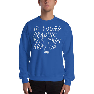 Pratt Community College Beav Up Unisex Crew Neck Sweatshirt