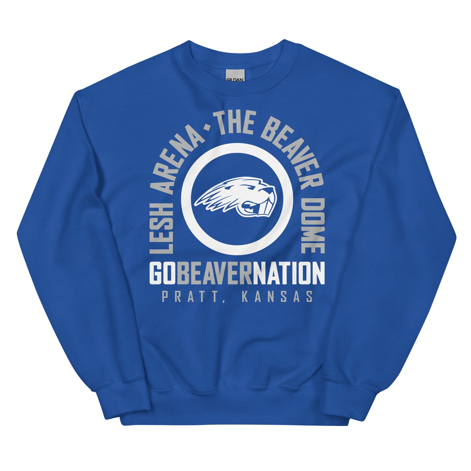 Pratt Community College Beaver Nation Unisex Crew Neck Sweatshirt