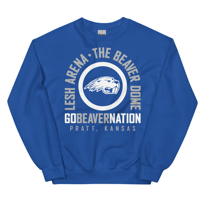 Pratt Community College Beaver Nation Unisex Crew Neck Sweatshirt