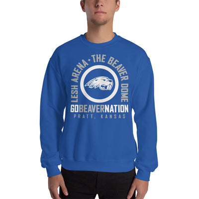 Pratt Community College Beaver Nation Unisex Crew Neck Sweatshirt