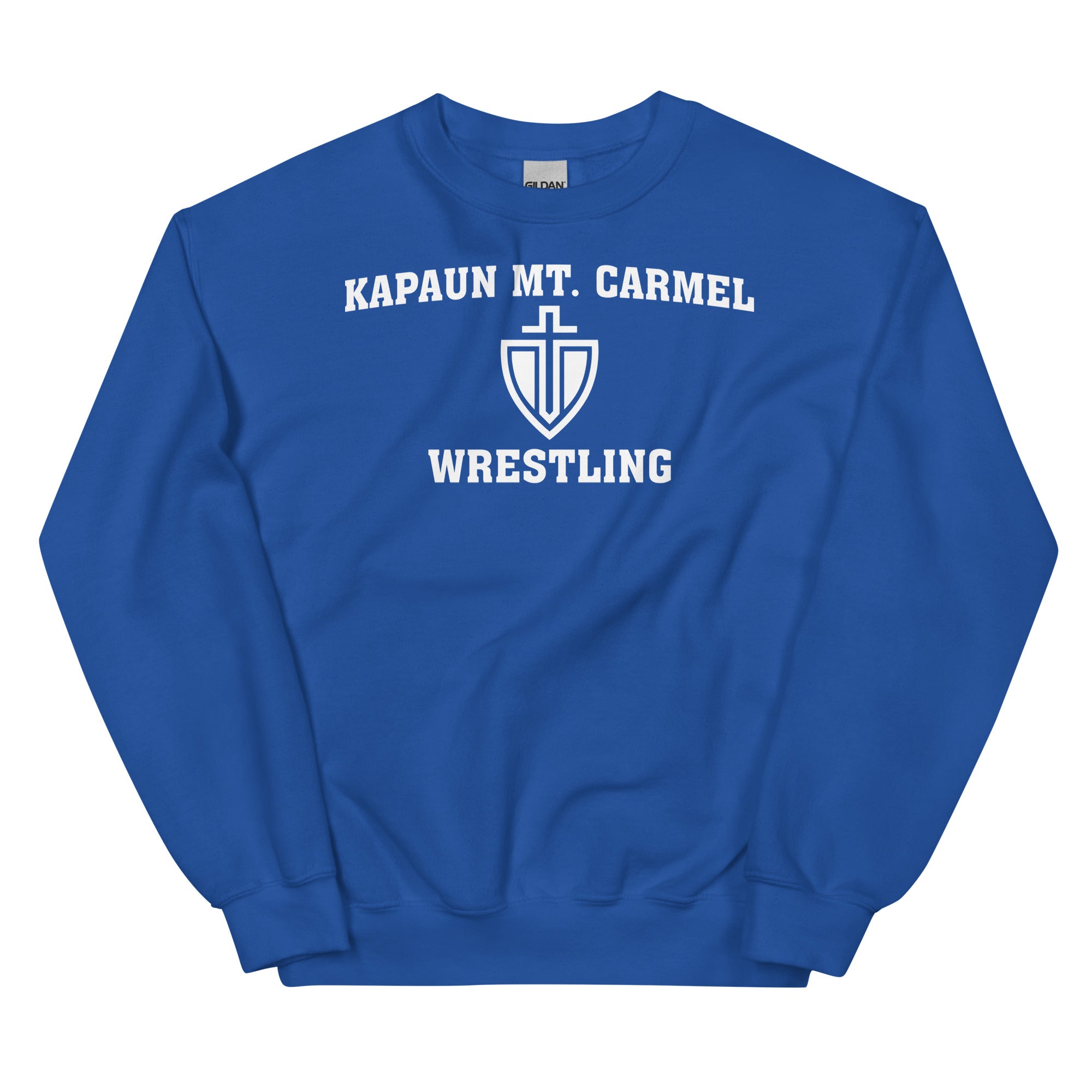 Kapaun Mt. Carmel Wrestling Royal Unisex Sweatshirt