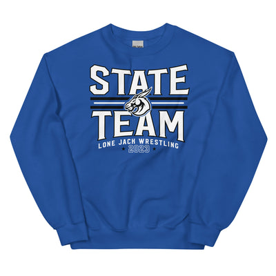 Lone Jack HS Wrestling State Shirts 2023 Unisex Sweatshirt