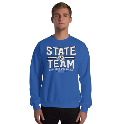 Lone Jack HS Wrestling State Shirts 2023 Unisex Sweatshirt