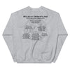 Wildcat Wrestling Club (Louisburg) - With Back Design - Unisex Crew Neck Sweatshirt
