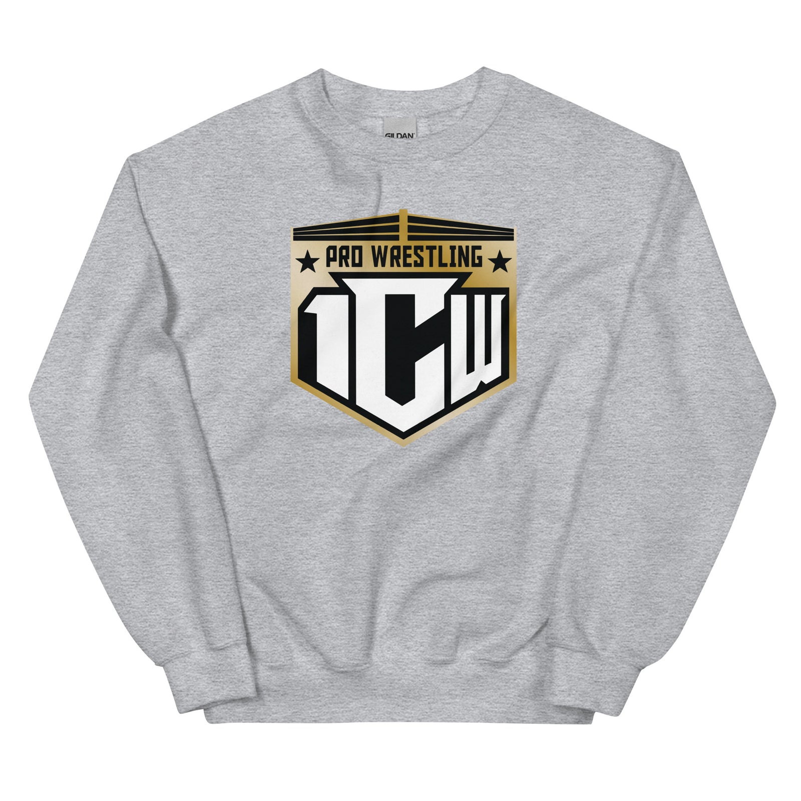 1CW Pro Wrestling New Logo Unisex Crew Neck Sweatshirt