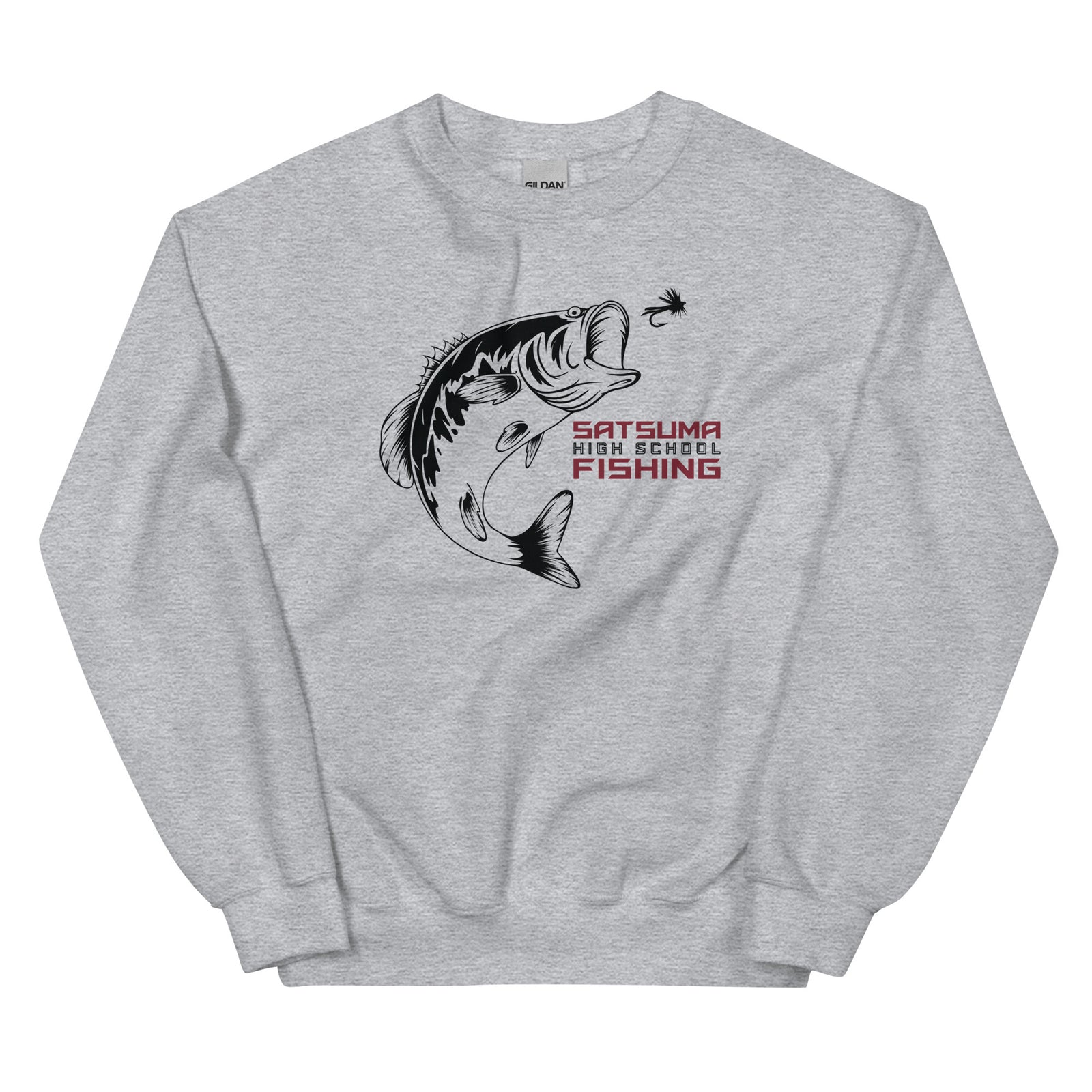 Satsuma Fishing Team  HS TEAM Unisex Crew Neck Sweatshirt