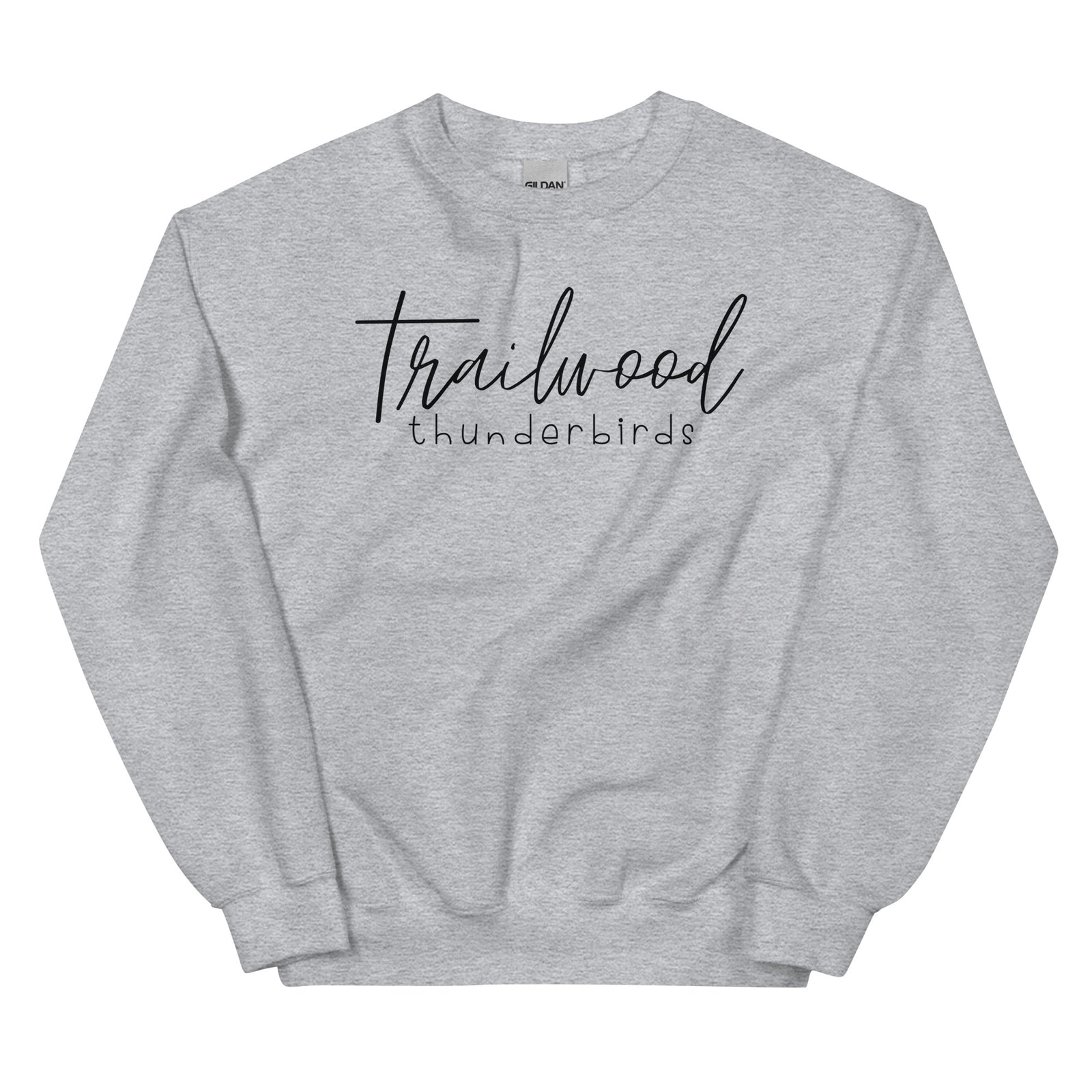 Trailwood Cursive Unisex Crew Neck Sweatshirt