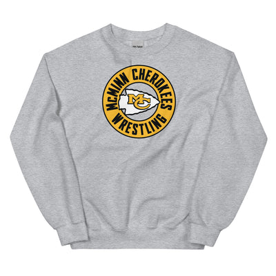 McMinn Cherokees Wrestling Unisex Crew Neck Sweatshirt