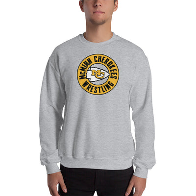 McMinn Cherokees Wrestling Unisex Crew Neck Sweatshirt