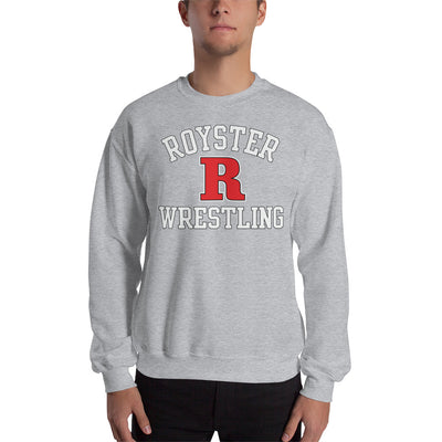 Royster Rockets Wrestling Unisex Crew Neck Sweatshirt