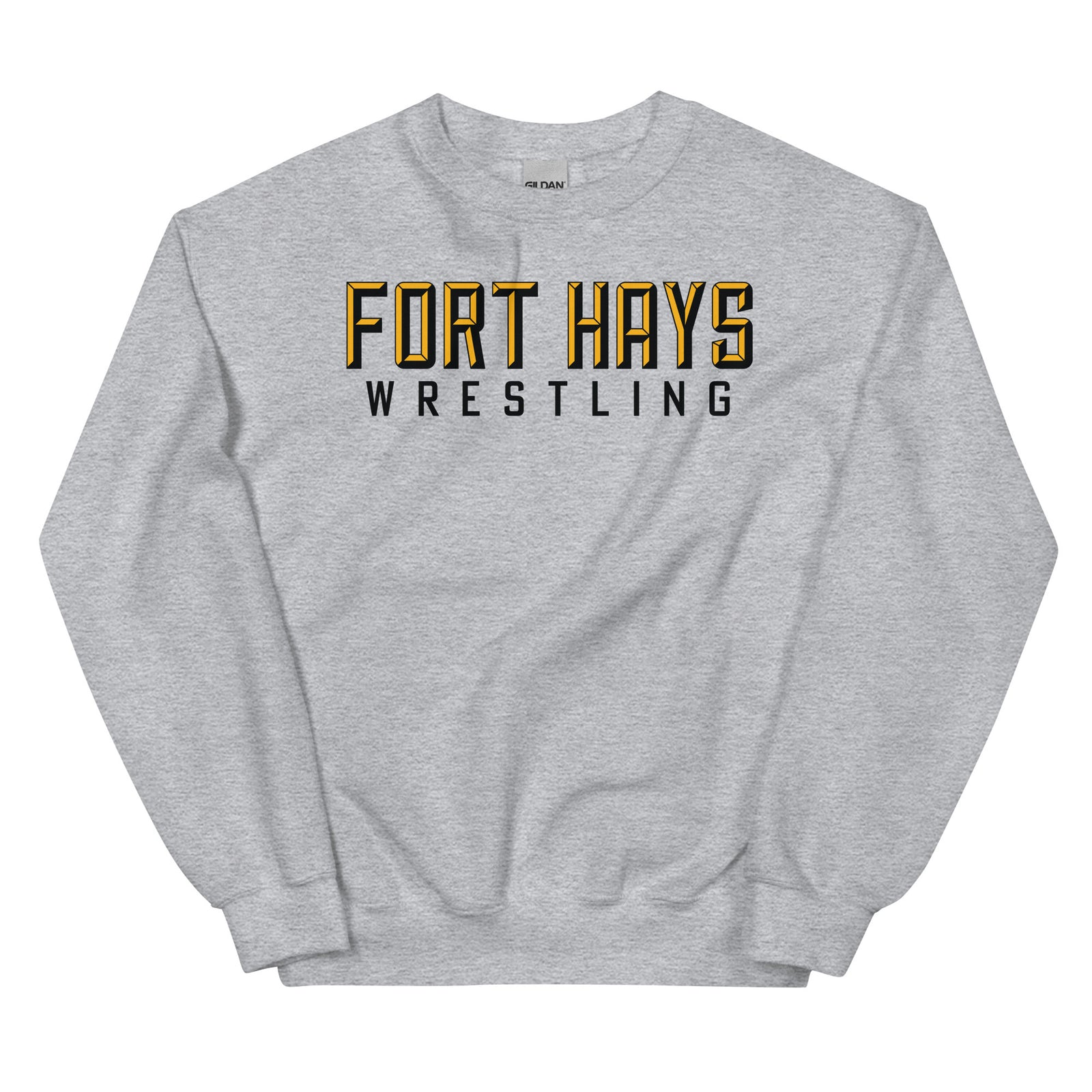 Fort Hays State University Wrestling Unisex Crew Neck Sweatshirt